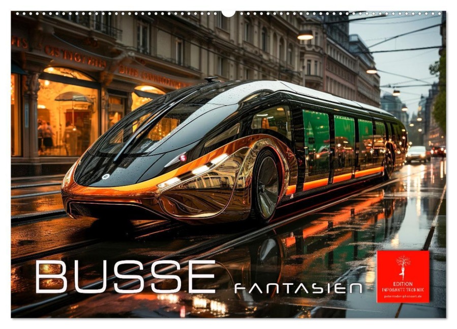 Busse Fantasien (Wandkalender 2026 DIN A2 quer), CALVENDO Monatskalender - Peter Roder