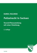 Cover-Bild zum Titel 'Polizeirecht in Sachsen' von 'Ralf Ramin, Jacek Rulinski'