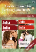 Cover-Bild zum Titel 'Zweite Chance für gebrochene Herzen - 2 romantische Miniserien' von 'Kate Hardy, Natalie Anderson, Nikki Logan, Fiona Harper'