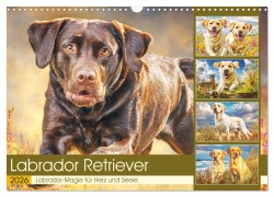 Labrador Retriever. Labrador-Magie für Herz und Seele (Wandkalender 2026 DIN A3 quer), CALVENDO Monatskalender - Rose Hurley