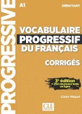 Cover-Bild zum Titel 'Vocabulaire progressif du français. Niveau débutant - 3ème édition. Corrigés + CD' von ''