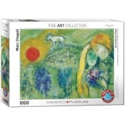 Cover-Bild zum Titel 'Die Liebenden von Vence' von 'Marc Chagall'