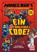 Cover-Bild zum Titel 'Minecraft Erste Leseabenteuer - Ein gefährlicher Code' von 'Nick Eliopulos'