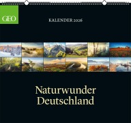 Cover-Bild zum Titel 'GEO Naturwunder Deutschland 2026 - Wandkalender im Format 60 x 55' von ''