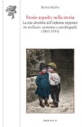 Cover-Bild zum Titel 'Storie sepolte nella storia. La vita derelitta dell'infanzia migrante tra inchieste, narrativa e autobiografie (1861-1914)' von 'Michela Baldini'