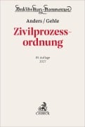 Cover-Bild zum Titel 'Zivilprozessordnung. ZPO' von ''