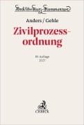 Cover-Bild zum Titel 'Zivilprozessordnung. ZPO' von ''