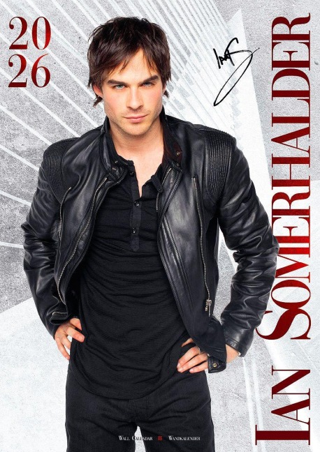 Ian Somerhalder Offizieller Kalender 2026 - Ian Somerhalder, Damon Salvatore