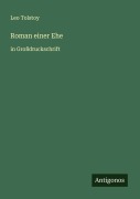 Cover-Bild zum Titel 'Roman einer Ehe' von 'Leo Tolstoy'