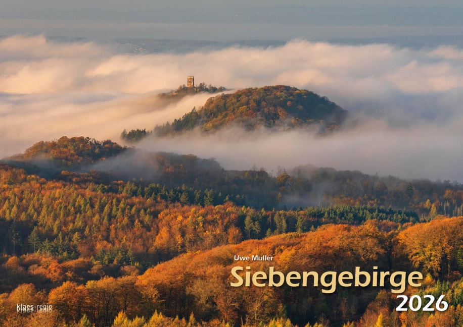 Siebengebirge 2026 Bildkalender A3 quer, spiralgebunden - 