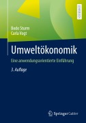 Cover-Bild zum Titel 'Umweltökonomik' von 'Bodo Sturm, Carla Vogt'