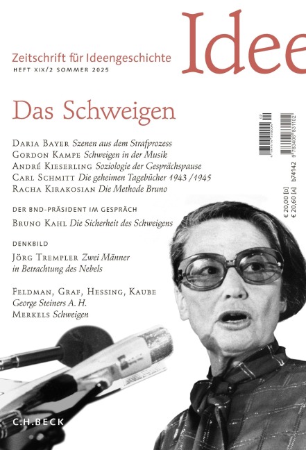Zeitschrift für Ideengeschichte Heft XIX/2 Sommer 2025 - 
