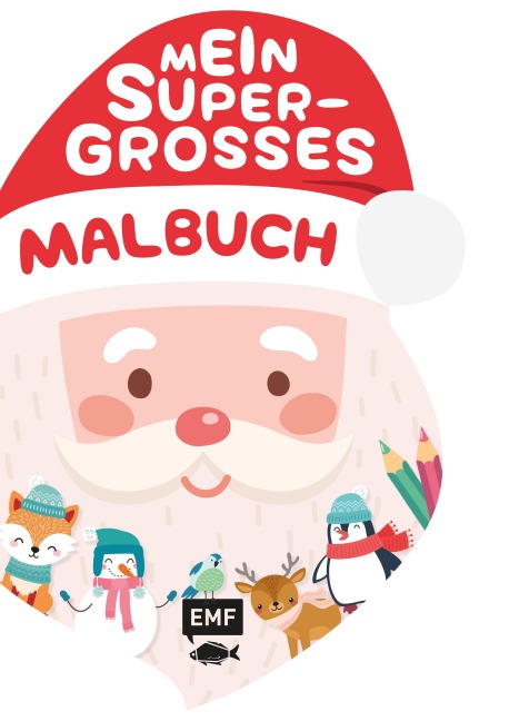 Mein supergroßes Malbuch - Weihnachten (Weihnachtsmann) - 