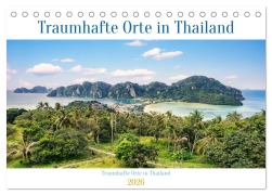 Cover-Bild zum Titel 'Traumhafte Orte in Thailand (Tischkalender 2026 DIN A5 quer), CALVENDO Monatskalender' von 'Bernd Hartner'