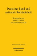 Cover-Bild zum Titel 'Deutscher Bund und nationale Rechtseinheit' von ''