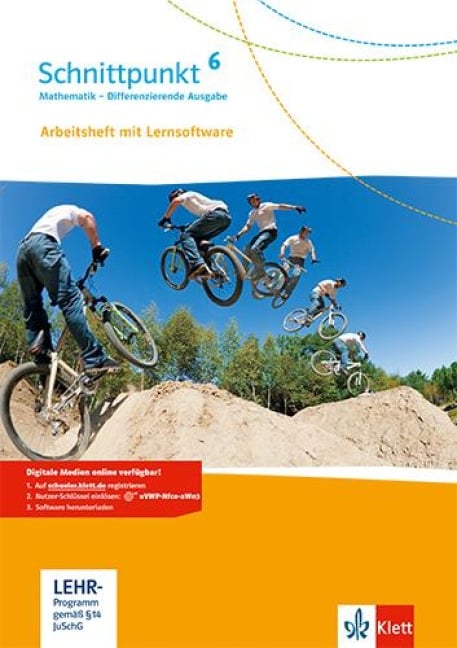 Schnittpunkt Mathematik 6. Differenzierende Ausgabe. Arbeitsheft mit Lösungsheft und Lernsoftware Klasse 6 - 