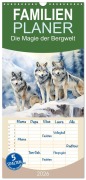 Cover-Bild zum Titel 'Familienplaner 2026 - Die Magie der Bergwelt mit 5 Spalten (Wandkalender, 21 x 45 cm) CALVENDO' von 'Daniela Tapper'