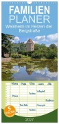 Cover-Bild zum Titel 'Familienplaner 2027 - Weinheim im Herzen der Bergstraße mit 5 Spalten (Wandkalender, 21 x 45 cm) CALVENDO' von 'Ilona Andersen'