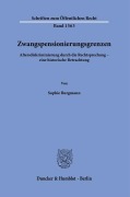 Cover-Bild zum Titel 'Zwangspensionierungsgrenzen' von 'Sophie Burgmann'