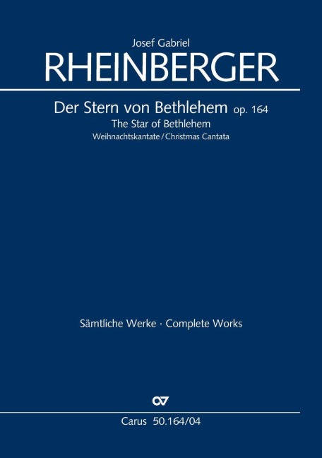 Der Stern von Bethlehem (Klavierauszug) - Josef Gabriel Rheinberger