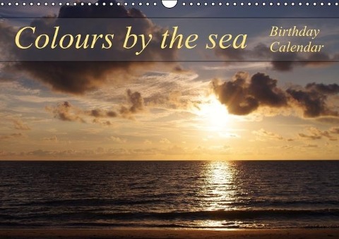 Colours by the sea / Birthday Calendar / UK-Version (Wall Calendar perpetual DIN A3 Landscape) - Bianca Schumann