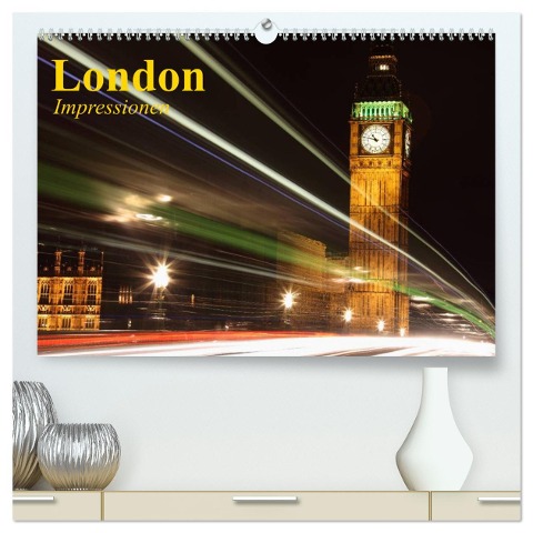 London ¿ Impressionen (hochwertiger Premium Wandkalender 2025 DIN A2 quer), Kunstdruck in Hochglanz - Elisabeth Stanzer