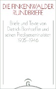 Cover-Bild zum Titel 'Die Finkenwalder Rundbriefe' von 'Dietrich Bonhoeffer'