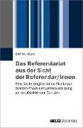 Cover-Bild zum Titel 'Das Referendariat aus der Sicht der Referendar/innen' von 'Olaf Munderloh'