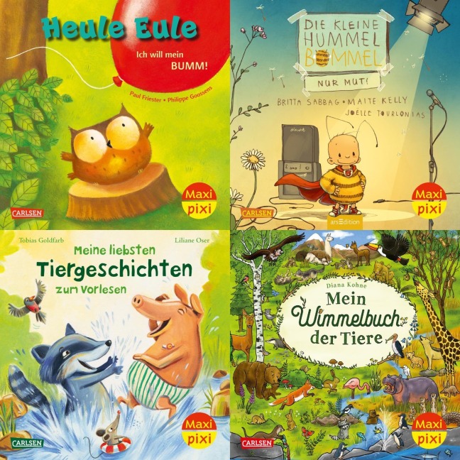 Maxi-Pixi-Box 103: Bilderbuchspaß mit tollen Tieren (4x5 Exemplare) - diverse