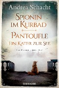 Cover-Bild zum Titel 'Spionin im Kurbad - Pantoufle. Ein Kater zur See' von 'Andrea Schacht'