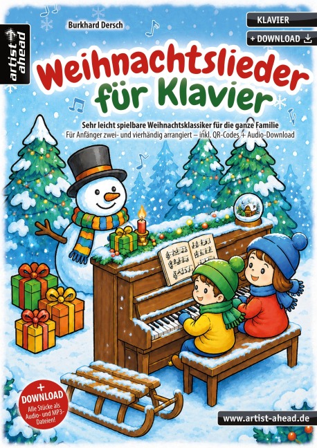 Weihnachtslieder für Klavier - Burkhard Dersch