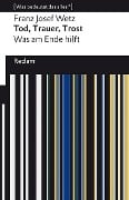 Cover-Bild zum Titel 'Tod, Trauer, Trost. Was am Ende hilft' von 'Franz Josef Wetz'