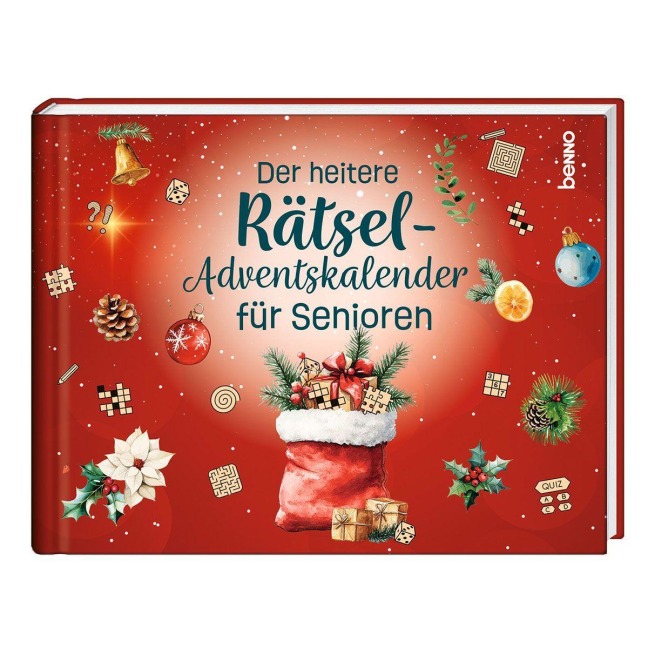 Der heitere Rätsel-Adventskalender für Senioren - 