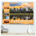 KAMBODSCHA - Im Land der Khmer (hochwertiger Premium Wandkalender 2025 DIN A2 quer), Kunstdruck in Hochglanz - Globe Visual