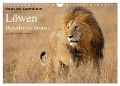 Magie des Augenblicks - Löwen - Herrscher der Savanne (Wandkalender 2025 DIN A4 quer), CALVENDO Monatskalender - Winfried Wisniewski