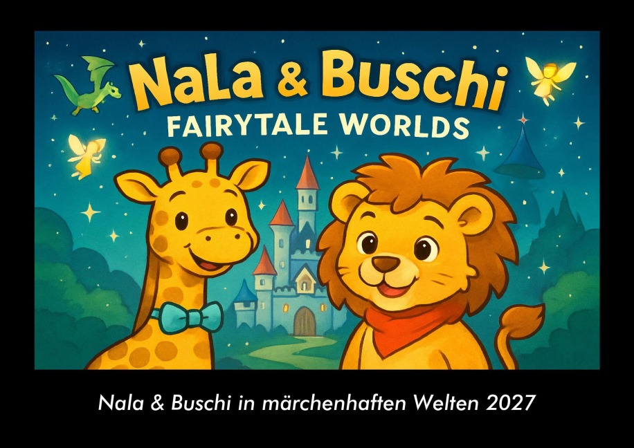 Nala & Buschi in märchenhaften Welten 2027 Fotokalender DIN A3 - Tobias Schmitt, Kevin Heber