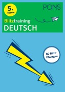Cover-Bild zum Titel 'PONS Blitztraining Deutsch 5. Klasse' von ''
