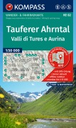 Cover-Bild zum Titel 'KOMPASS Wanderkarte 82 Tauferer Ahrntal / Valle di Tures e Aurina 1:50.000' von ''