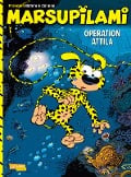 Cover-Bild zum Titel 'Marsupilami 9: Operation Attila' von 'André Franquin, Stéphan Colman'