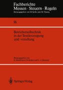 Cover-Bild zum Titel 'Betriebsmeßtechnik in der Textilerzeugung und -veredlung' von ''