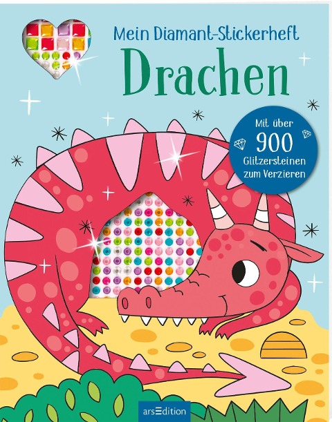 Mein Diamant-Stickerheft - Drachen - 