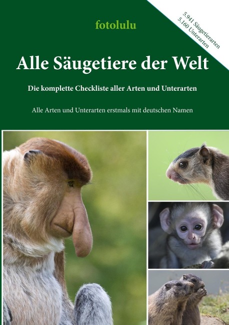 Alle Säugetiere der Welt - Fotolulu
