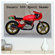 Cover-Bild zum Titel 'Ducati 500 Sport Desmo (hochwertiger Premium Wandkalender 2026 DIN A2 quer), Kunstdruck in Hochglanz' von 'Ingo Laue'