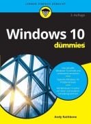 Cover-Bild zum Titel 'Windows 10 für Dummies' von 'Andy Rathbone'