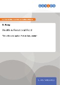 Cover-Bild zum Titel 'Health & Functional Food' von 'E. Krug'
