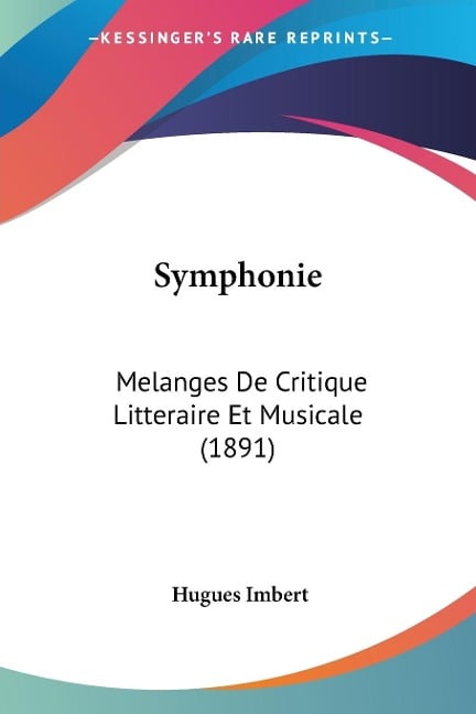 Symphonie - Hugues Imbert