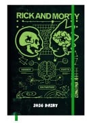 Cover-Bild zum Titel 'RICK AND MORTY - Buchkalender im Format 14,8 x 21' von ''