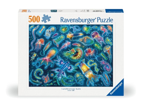 Erwachsenenpuzzle 500 Teile - Farbenfrohe Quallen - 