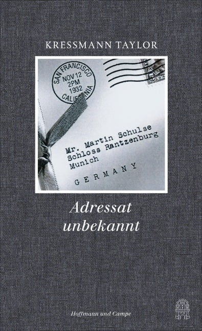 Adressat unbekannt - Kathrine Kressmann Taylor