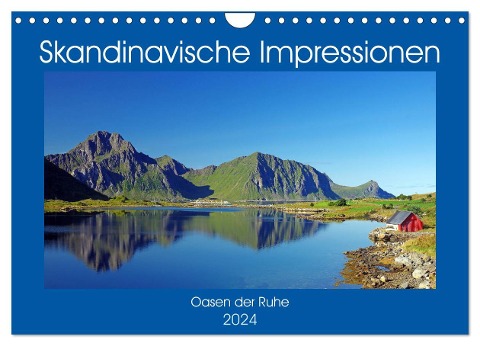 Skandinavische Impressionen - Oasen der Ruhe (Wandkalender 2024 DIN A4 quer), CALVENDO Monatskalender - Reinhard Pantke